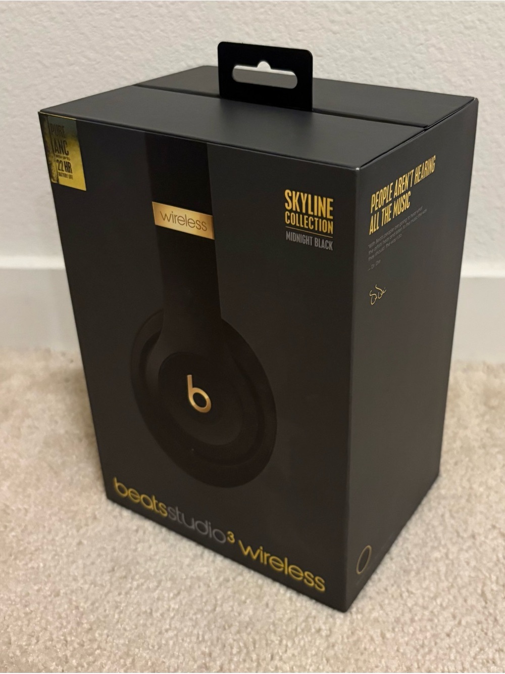 Beats Studio3 Wireless Headphones BOX & PACKAGING ONLY